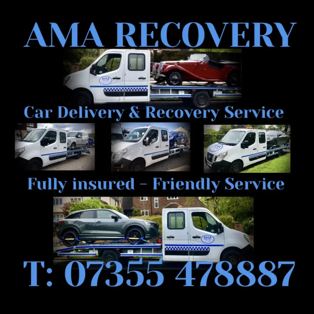 AMA Car Recovery & Delivery Services Hatfield Harpenden, St Albans, Redborn